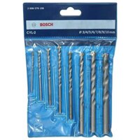 Mũi khoan tường Bosch Concrete 3-10 mm (bộ 8 mũi)