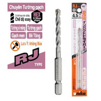 Mũi khoan tường chuôi lục giác 4.5x95mm Unika RJ4.5x95