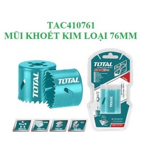 Mũi khoét kim loại 76mm TAC410761