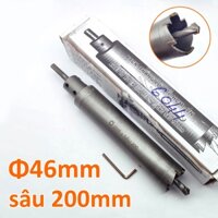 Mũi khoét tường chuôi gài Thắng Lợi cỡ Φ21-76mm làm bằng thép hợp kim phủ Titanium đầu mũi bền bỉ