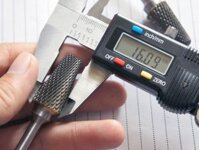 Mũi làm lũa gỗ cốt 6mm hình nón