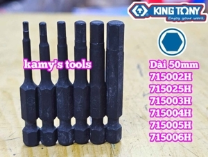 Mũi lục giác Kingtony 715005H