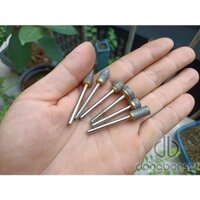 Mũi mài đá, đá quý, gốm sứ, mài đá non bộ tiểu cảnh bonsai cao cấp trục 3mm