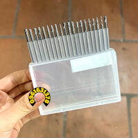 Mũi  mài gọt  kim loại , gỗ  nhựa, 1 bộ 20 mũi doa hợp kim 3x3mm