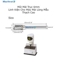 Mũi Mài Linh Kiện Máy Mài Lòng Mẫu, Mài Thạch Cao, Mũi Doa Hợp Kim Thép CX Trục 6mm