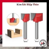 Mũi phay cnc lấy nền gỗ thẳng mũi soi mặt bàn vuông dao phẳng vét đáy ĐỎ MSVD-DO
