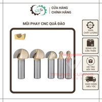Mũi phay gỗ, soi alu quả đào cán 12.7mm