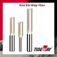 Mũi phay gỗ thẳng CNC lấy nền mũi soi TIDEWAY cốt 6mm và 12mm 0102 MST-TW-0102