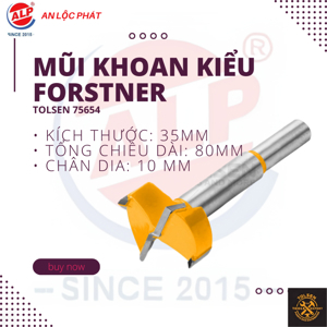Mũi phay kiểu Forstner Tolsen 75654