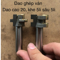 mũi phay router ghép ván âm dương dao cao 20 - ngành gỗ