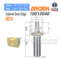 Mũi Router Arden Đánh Chỉ Cửa Tủ 7 x 21 x 22.5 mm Cốt 12.7 mm ARDEN 0615 Cabinet Door Edge Bit