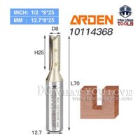 Mũi Router Móc Rãnh Arden 25 x 8mm Cốt 12.7 mm