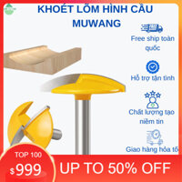 Mũi soi gỗ phay huỳnh ván, khoét lõm gỗ hình cầu MUWANG cốt 12.7 - Sản xuất đồ gỗ, nội thất