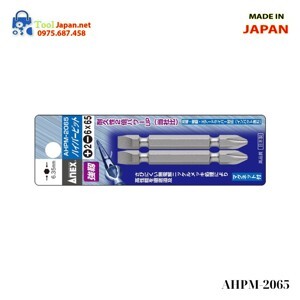 Mũi vặn vít 2 đầu có từ tính Anex AHPM-2065