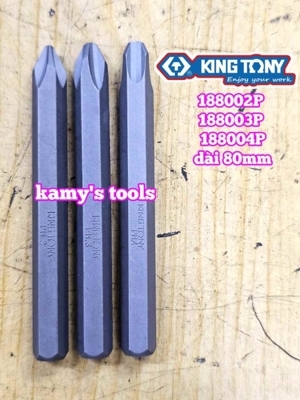 Mũi vít đóng 3 x 80mm dài 5/16 inch Kingtony 188003P