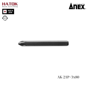 Mũi vít đóng +3x80mm Anex AK-21P+3x80