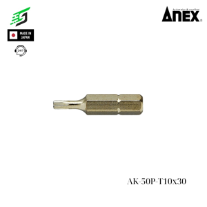 Mũi vít ngắn hoa thị Anex AK-50P-T10x30