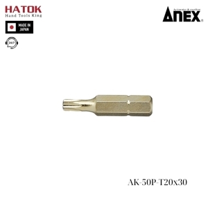 Mũi vít ngắn hoa thị Anex AK-50P-T20x30