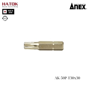 Mũi vít ngắn hoa thị Anex AK-50P-T30x30