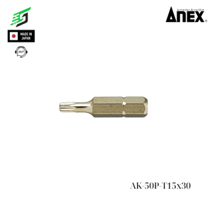 Mũi vít ngắn hoa thị Anex AK-50P-T15x30