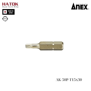 Mũi vít ngắn hoa thị Anex AK-50P-T15x30