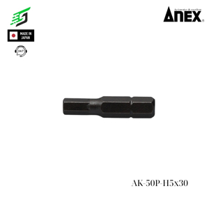 Mũi vít ngắn lục giác Anex AK-50P-H5x30
