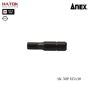 Mũi vít ngắn lục giác Anex AK-50P-H5x30