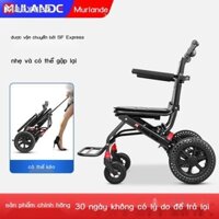 Muland xe lăn nhẹ người già đẩy tay cho