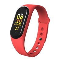 Multi-function Smart Watch Bluetooth Heart Rate Monitor Bracelet Wristband - Red