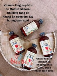 MULTI & MINERAL CHILDLIFE TĂNG ĐỀ KHÁNG ĂN NGON 237ML