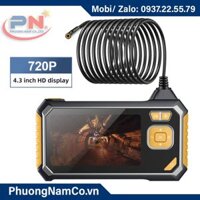 Multicam 113-1 4.3inch HD display 720P LCD industrial endoscope camera 8mm with Hard cable 10M