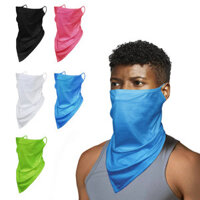 Multifunction Scarf Face Mask Neck Gaiter Balaclava Bandana Ice Silk Cooling UV Protection Dustproof Windproof Headwear