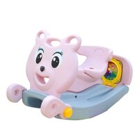 Multifunctional Toy 5-In-1 Children's Indoor And Outdoor Rocking Horse Slide Set Basketball Stand Dart Board Dart Basketball Ring Early Educati...