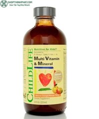Multivitamin & Mineral Childlife Cho Trẻ Từ 6 Tháng đến 12 Tuổi