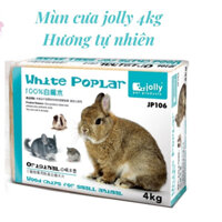 Mùn cưa nén cao cấp Jolly 4Kg - Lót chuồng cho hamster, thỏ, bọ, sóc ...