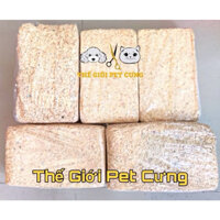 Mùn Cưa Nén loại 5kg thơm lót chuồng Hamster, Thỏ, Bọ, Chim