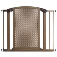 Munchkin Decorative Metal Pressure Mount Baby Gate for Stairs, Hallways and Doors, MKSA0658-011, Bronze