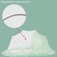 mùng chụp cho bé chống muỗi ,Màn chụp cho bé gấp gọn, dùng cho giường và nôi cũi loại 1