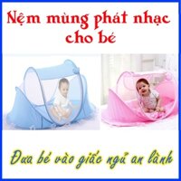 Mùng Chụp Có Nhạc Happy Baby - Mùng Chống Muỗi Cho Bé Có Nhạc Bảo Hành 1 Đổi 1