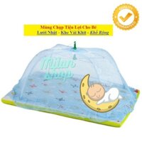 Mùng Chụp EM Bé Thổi Bông Lưới Nhật Siêu Nhỏ Chống Muỗi