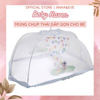 Mùng Chụp Thái Gấp Gọn Cho Bé/Màn Chụp Cho Bé Chống Muỗi - Dùng Cho Giường Và Nôi Cũi