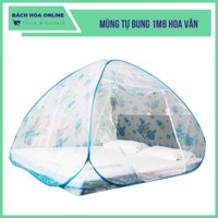 Mùng chụp tự bung 1m8*2m có hoa văn - hàng Việt Nam