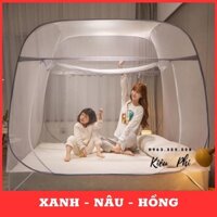 Mùng chụp tự bung cao cấp 💖 Màn Chụp Tự Bung người lớn đỉnh rộng gấp gọn 1m2 1m6 1m8 2m2 CAO CẤP