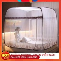Mùng chụp tự bung đỉnh vuông 🔥TIẾN ĐẠT🔥 Mùng chụp người lớn gấp gọn tiện dụng 1m6 1m8 2m2
