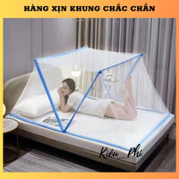 Mùng chụp tự bung người lớn gấp gọn, Màn chụp tự bung khung xếp thông minh tiện dụng chống muỗi 2024