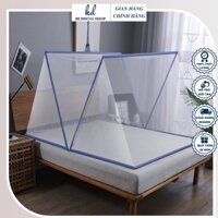 Mùng chụp tự bung người lớn, Màn gấp gọn chống muỗi thông minh cao cấp 1m 1m2 1m4 1m6 1m8 2m2