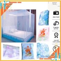 Mùng dây tuyn hoa, màn thủ đô 10/10 cao 2M màn chân cao không cửa - size1m2-1m6-1m8-2mx2m2