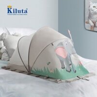 Mùng gấp thông minh cho bé giá rẻ, màn chụp tự bung hình thú đáng yêu đỉnh vuông kiluta