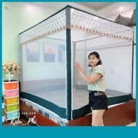 Mùng khung vuông inox 1m4, 1m6, 1m8, 2m2 ngủ⚡LOẠI 1 ⚡Màn khung không khoan tường xếp gọn chống muỗi Kiều Phi