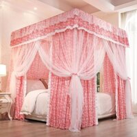 Mùng màn khung chống muỗi, rèm ngủ cản sáng chống gió chống bụi 1,2m-1,5m-1,8m-2m màn chụp